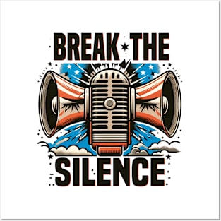 Break the Silence,  mental health ,Memorial Day Posters and Art